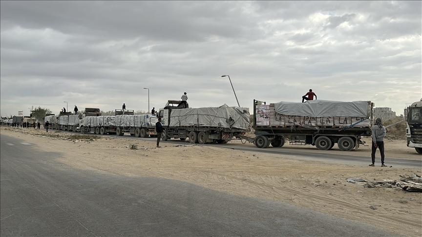 173 Truk Bantuan Masuk ke Gaza Setelah Gencatan Senjata Hamas–Israel Mulai Berlaku