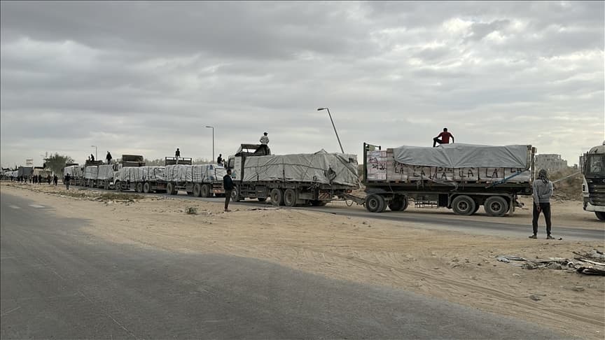 173 Truk Bantuan Masuk ke Gaza Setelah Gencatan Senjata Hamas–Israel Mulai Berlaku