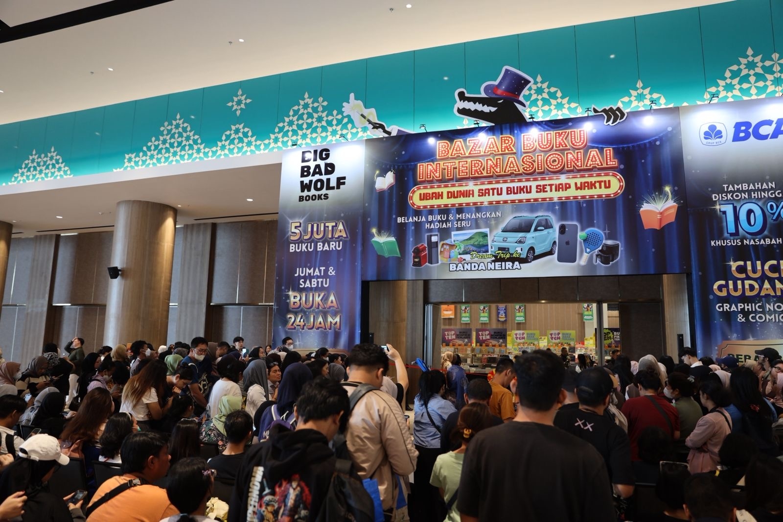 Cara Mudah ke Big Bad Wolf NICE PIK 2, Banyak Pilihan Transportasi Umum dan Gratis Masuk!