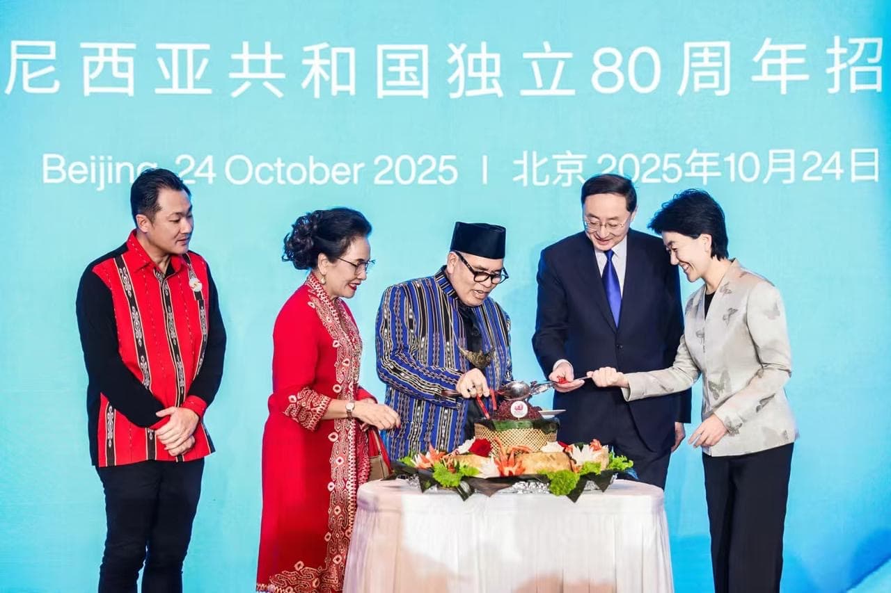 KBRI Beijing Rayakan HUT ke-80 RI, Perkuat Persahabatan 75 Tahun Indonesia–Tiongkok