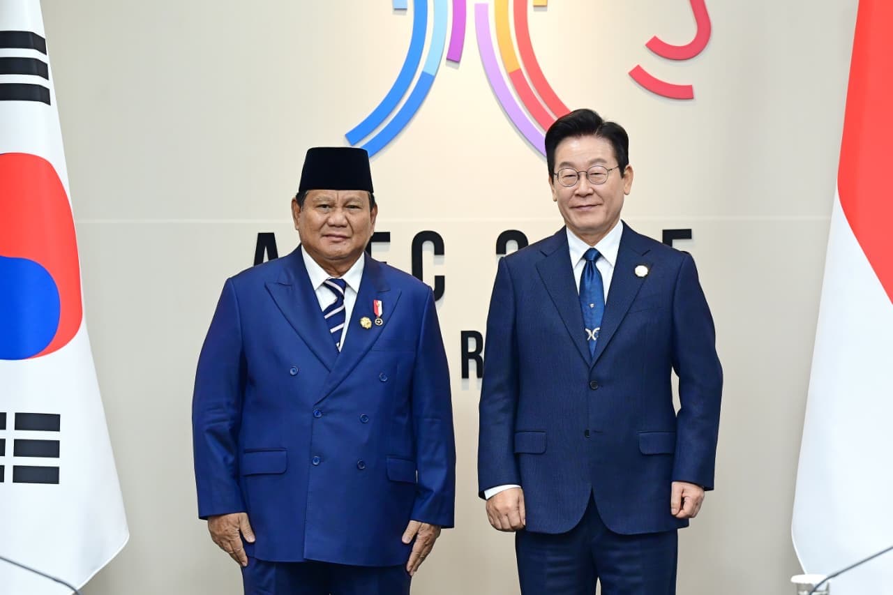 Bertemu Presiden Korsel, Prabowo Bahas Kelanjutan Proyek Pesawat Tempur KF-21