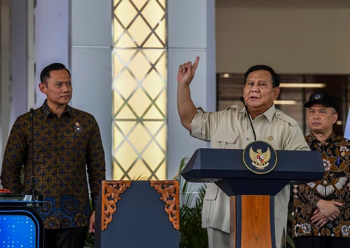 Prabowo Tugaskan AHY Bangun Kereta Api di Sumatera, Kalimantan dan Sulawesi