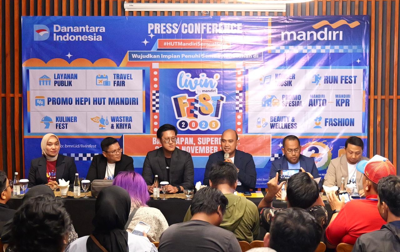 Bank Mandiri Gelar Livin’ Fest 2025 di Balikpapan, Expo Sinergi UMKM dan Ekonomi Kreatif