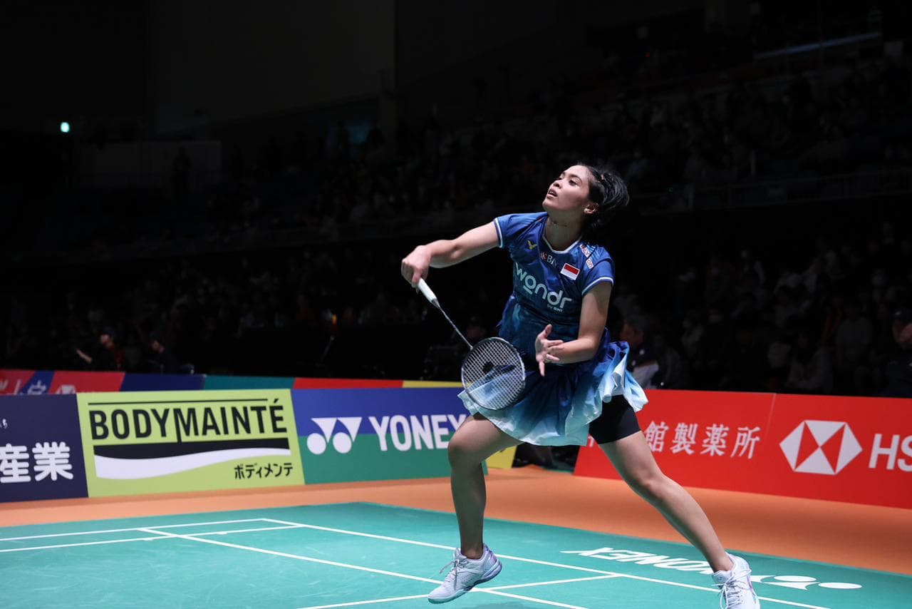 Kumamoto Masters: Gregoria Tembus Perempat Final, Apri/Fadia Terasingkir di 16 Besar