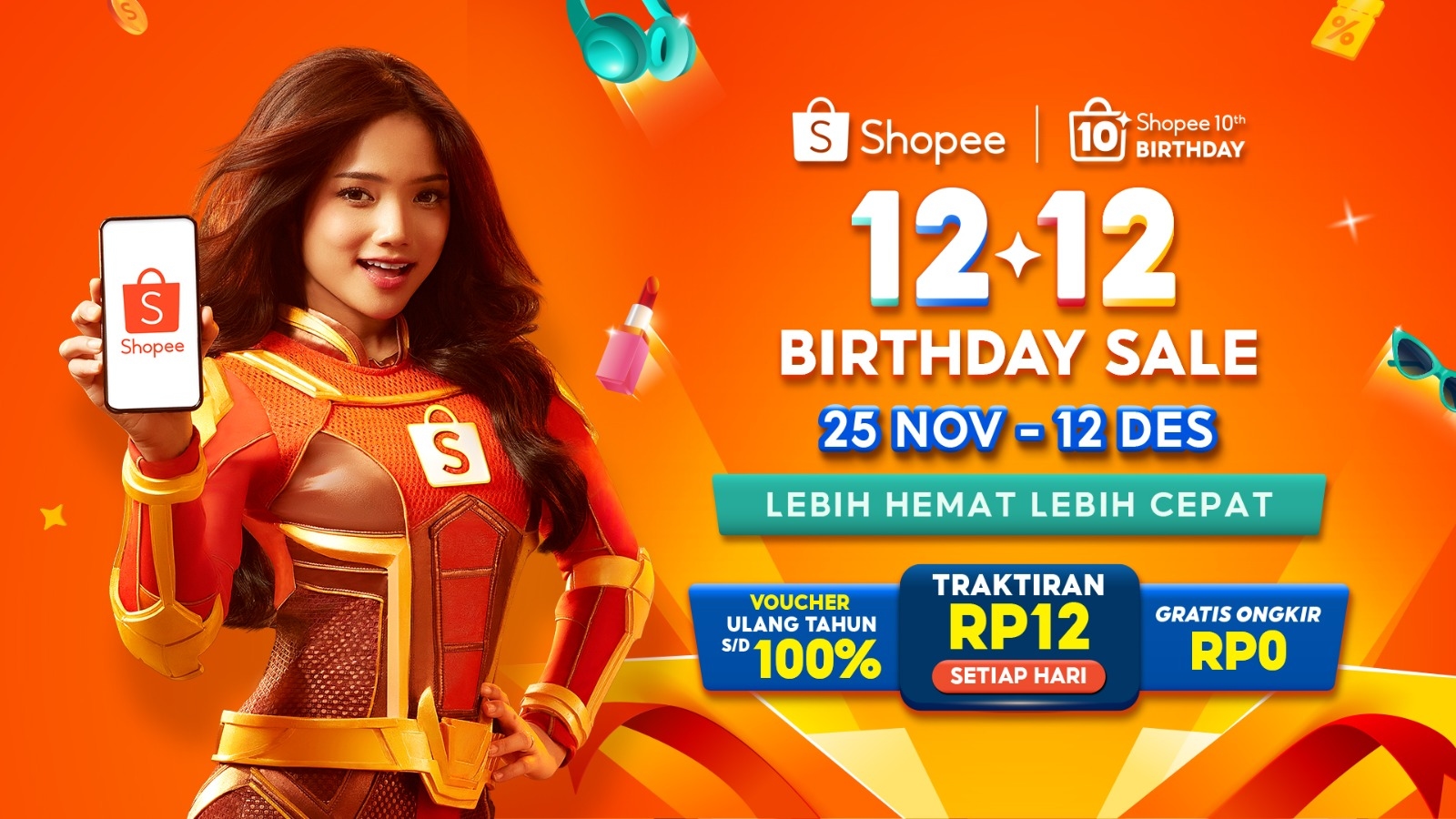 Rayakan Satu Dekade Perjalanan, Shopee Hadirkan Kemeriahan Kampanye Spesial 12.12 Birthday Sale dengan Iklan Terbaru Bersama Fuji