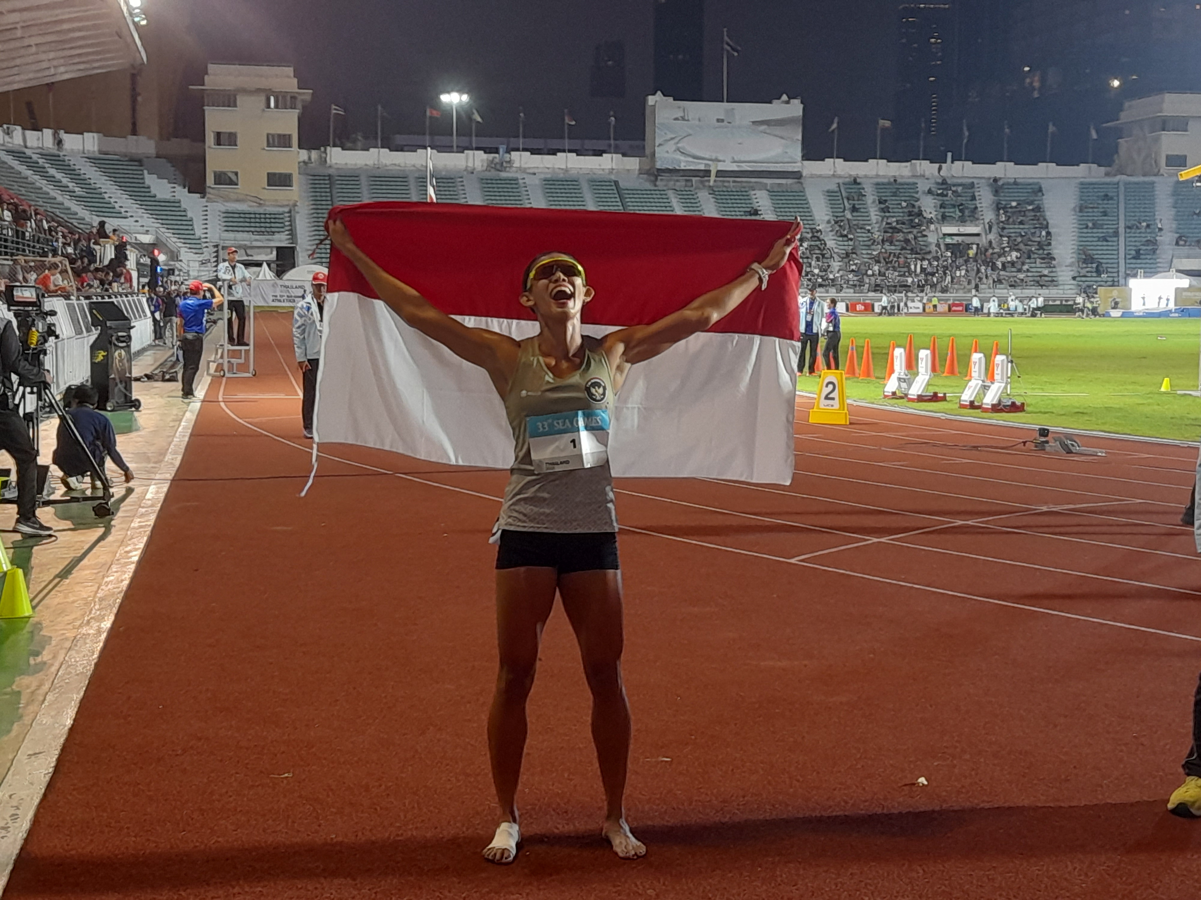SEA Games: Emilia Nova Sumbang Emas Terakhir, Kontingen Atletik Indonesia Total Raih 9 Emas