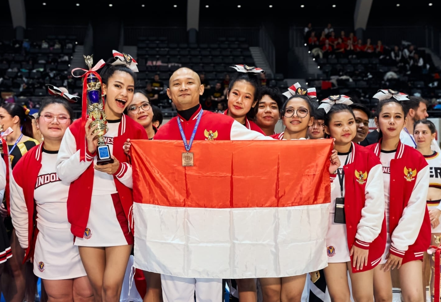Indonesia Raih Gelar Juara Dunia dan Tujuh Medali di Kejuaraan Dunia Cheerleading 2025