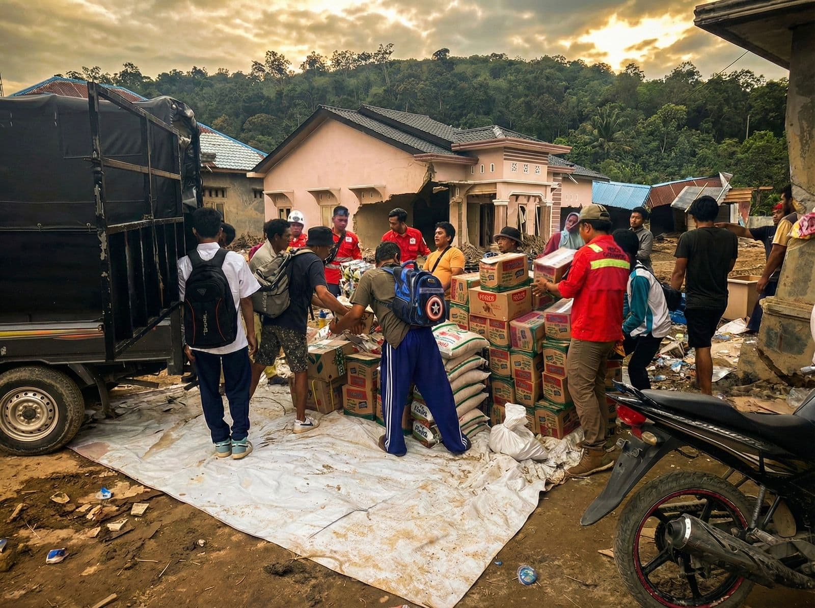 Bantu Pengungsi Bencana, NHM Turunkan Tim Tanggap Darurat ke Sumatera Utara