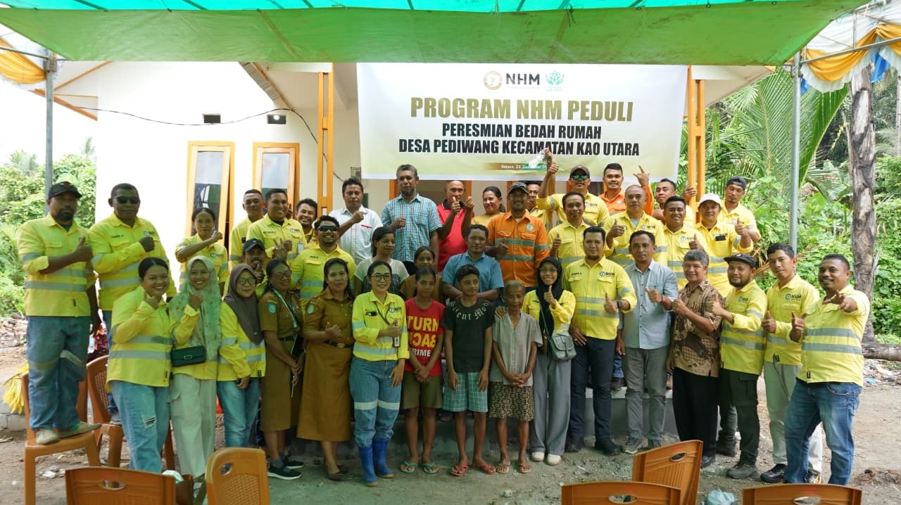 Jelang Natal, NHM Peduli Hadirkan Rumah Layak Huni bagi Janda Lansia di Halmahera Utara
