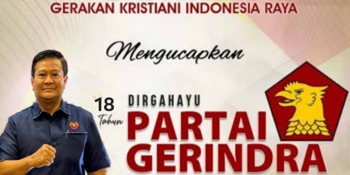 Herry Dahana: Selamat Ulang Tahun ke-18 Partai Gerindra, Teruslah Berpihak pada Rakyat