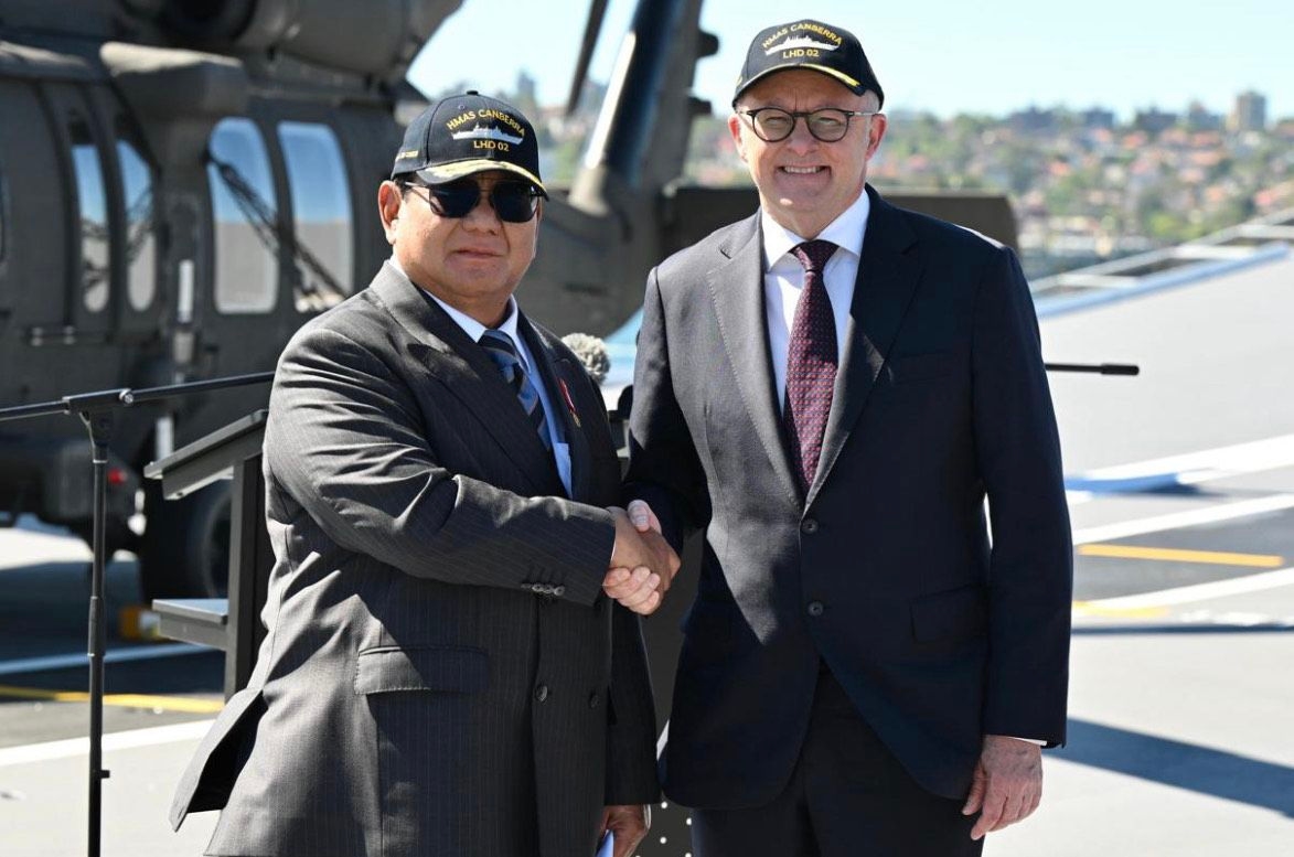 Prabowo Ajak PM Australia Perkuat Program Pelatihan Tenaga Pengajar di Indonesia