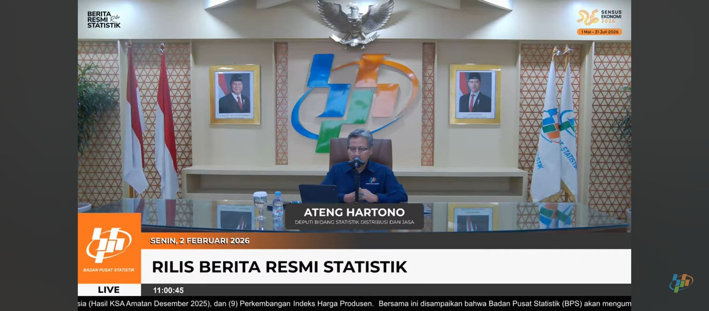 Efek Diskon Listrik, Inflasi Januari 2026 Melonjak 3,55 Persen