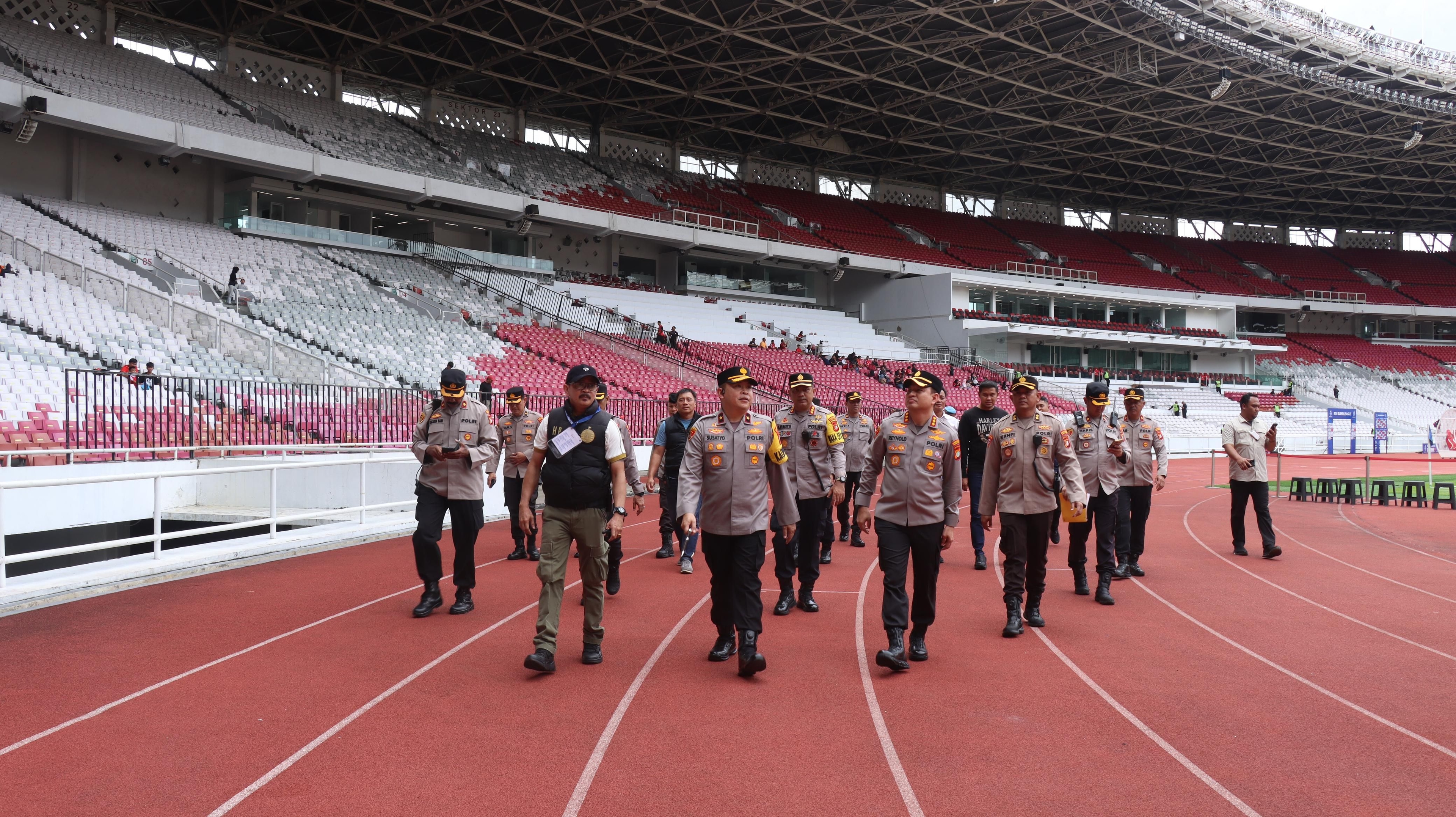 1.876 Personel Gabungan Amankan Laga Persija Jakarta vs Persijap Jepara di GBK