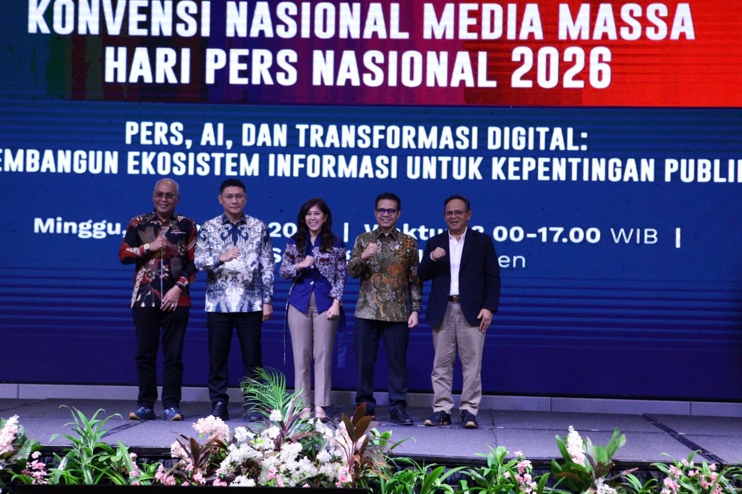 Menkomdigi Buka Konvensi Nasional Media Massa HPN 2026, Soroti Etika Pers di Era AI