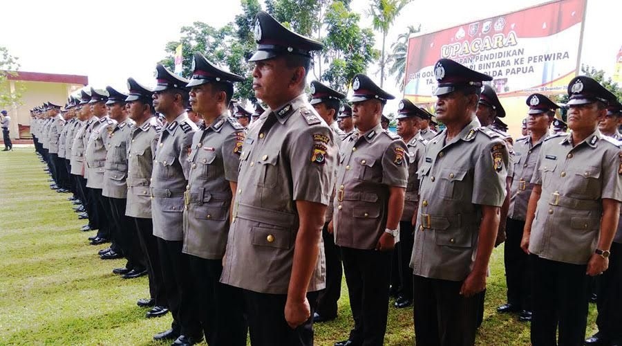 Kapolda Melantik 332 Bintara Polri Papua