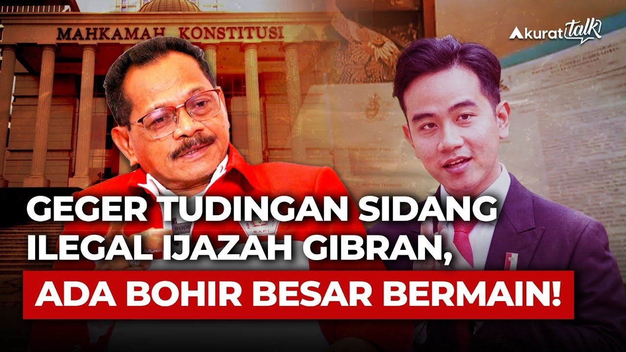 DIBONGKAR! PEMAIN DAN AGENDA BESAR DI BALIK GADUH IJAZAH SMA GIBRAN RAKABUMING RAKA
