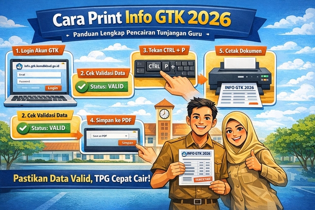 Gtk Cara Print Info GTK 2026 Terbaru: Panduan Lengkap agar Status Valid dan ...