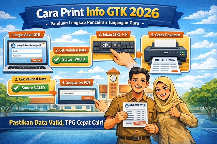 Gtk Cara Print Info GTK 2026 Terbaru: Panduan Lengkap agar Status Valid dan ...